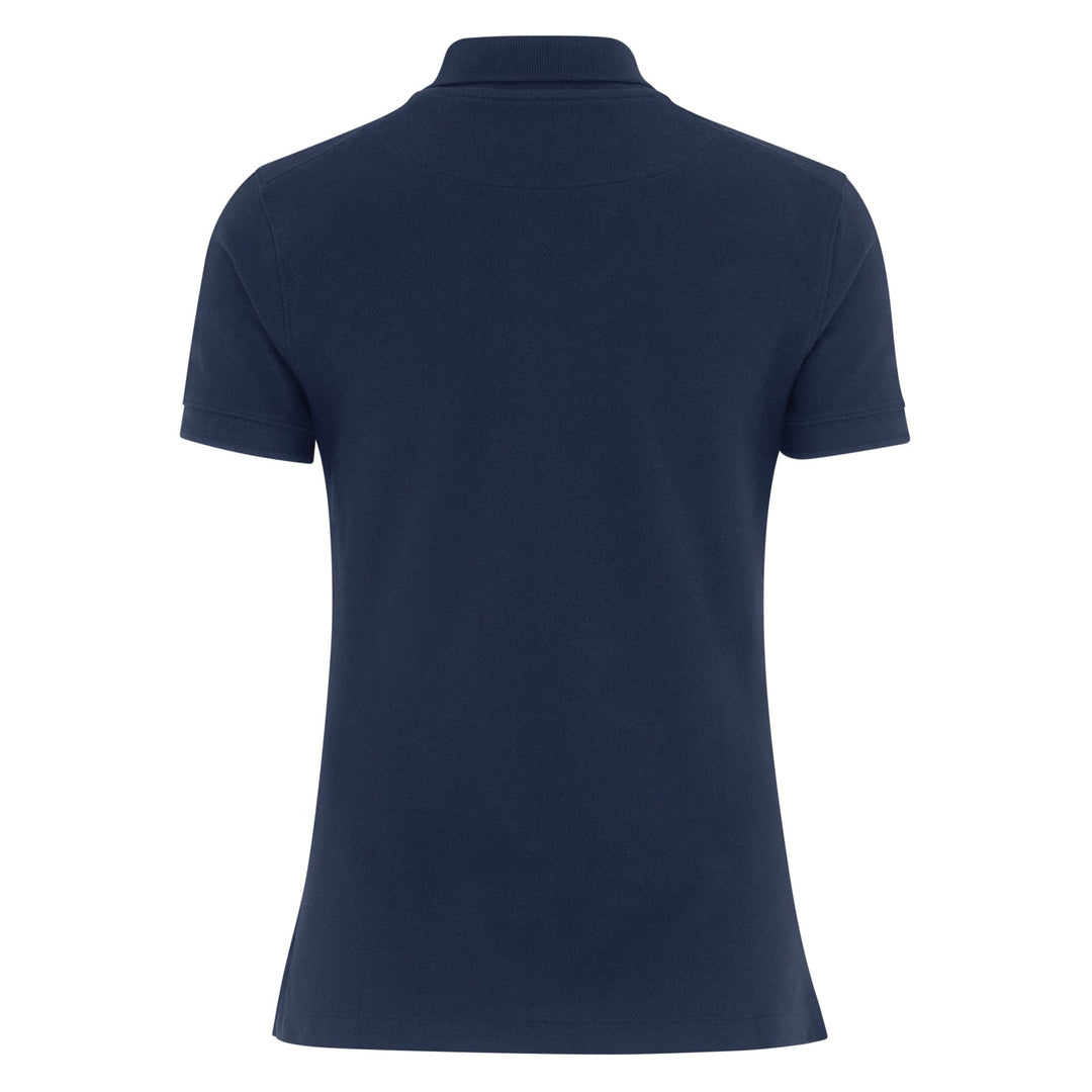 Polo Nike Team Cotton pour femme, bleu marine