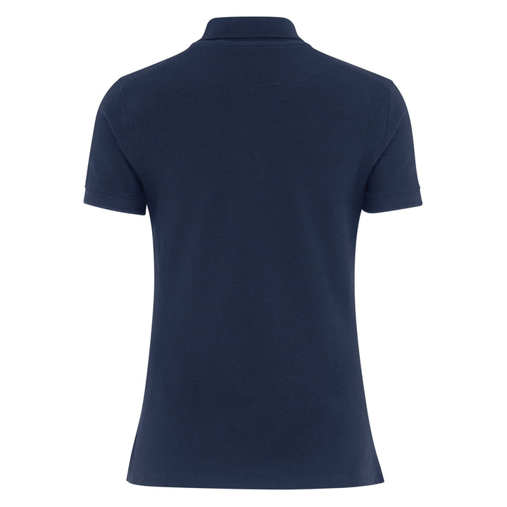 Polo Nike Team Cotton pour femme, bleu marine