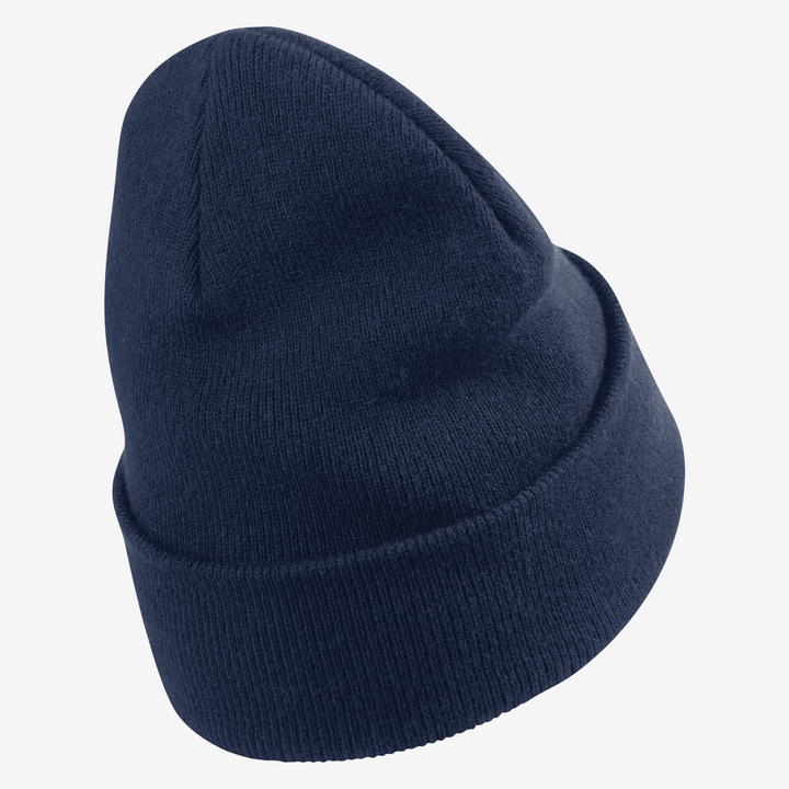Bonnet Nike unisexe Team à revers bleu marine
