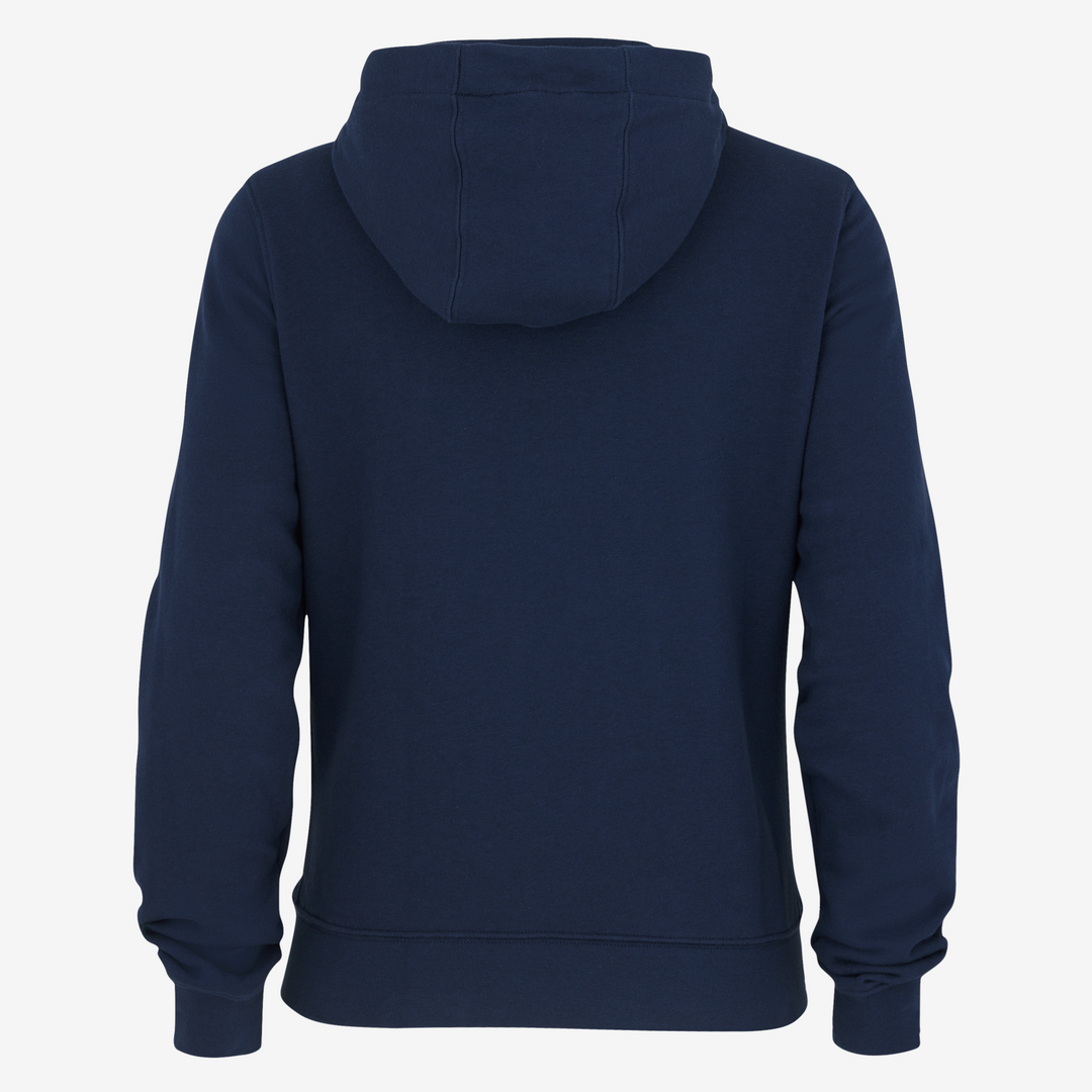 Sweat à capuche zippé Nike Team Club FT pour femme, bleu marine