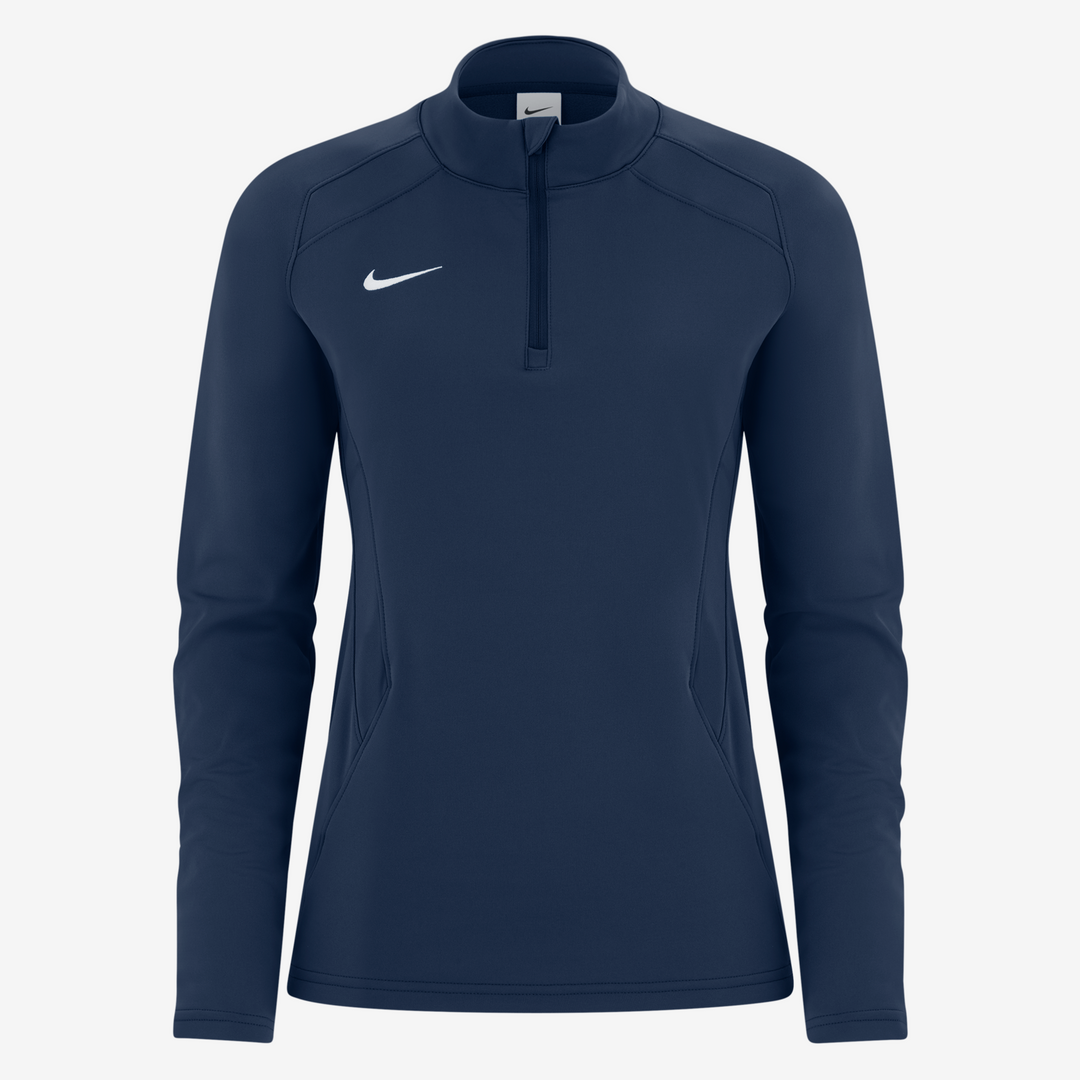 Couche intermédiaire d'entraînement Nike 1/4 Zip pour femme