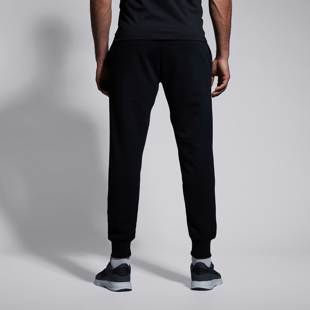Pantalon à revers fuselés en polaire Canterbury noir