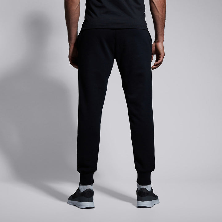 Pantalon à revers fuselés en polaire Canterbury noir