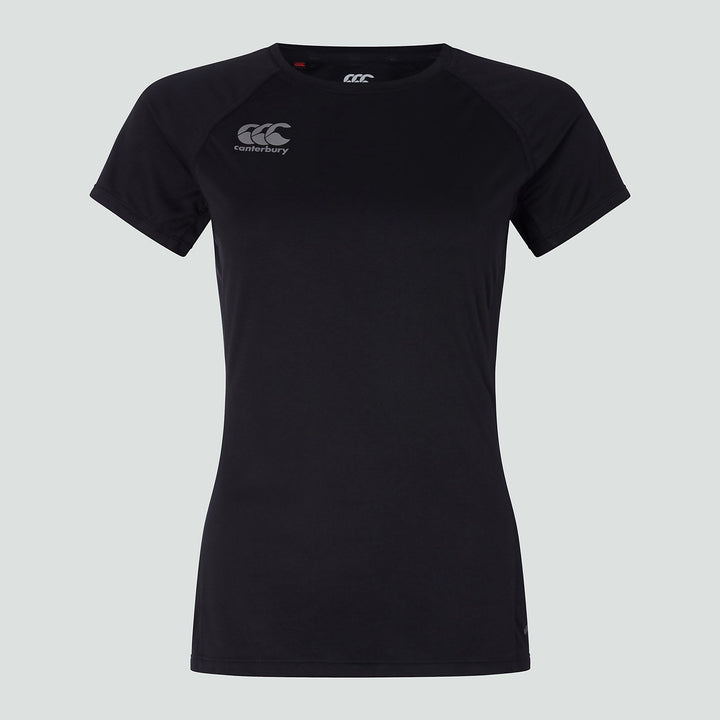 T-shirt Vapodri Super Light pour femme, noir/gris