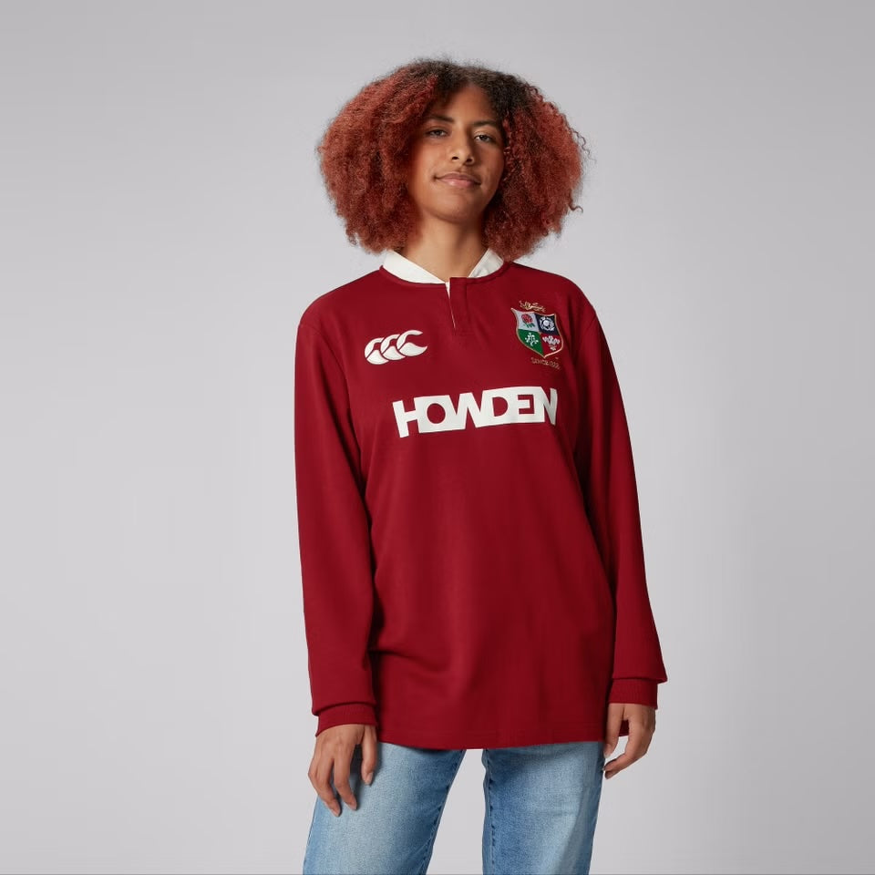 Canterbury British & Irish Lions Classic Long Sleeve Rugby Shirt Senior