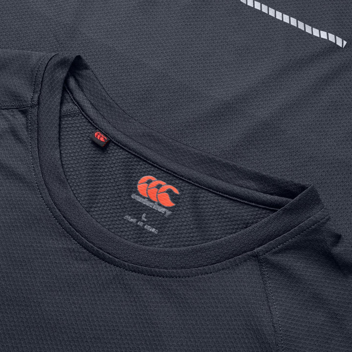 T-shirt d'entraînement Canterbury Tempo+ pour homme, bleu marine