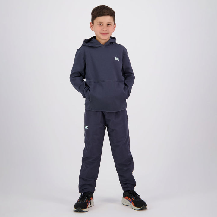 Sweat à capuche unisexe Canterbury Junior Tempo bleu marine 