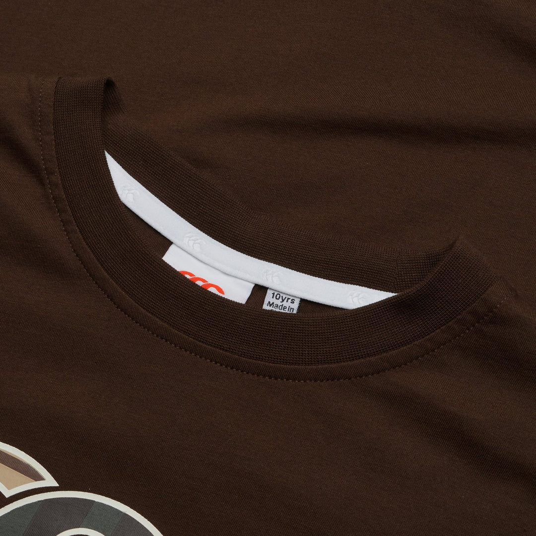 T-shirt unisexe Canterbury Junior Uglies marron 