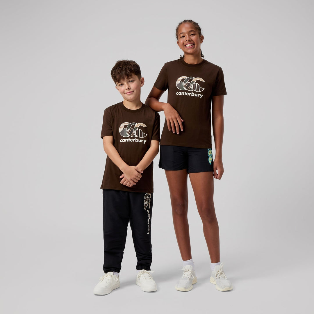 T-shirt unisexe Canterbury Junior Uglies marron 