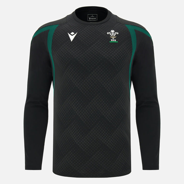 Macron Wales Rugby 2026/27 Trainingsshirt Lange Mouwen Heren