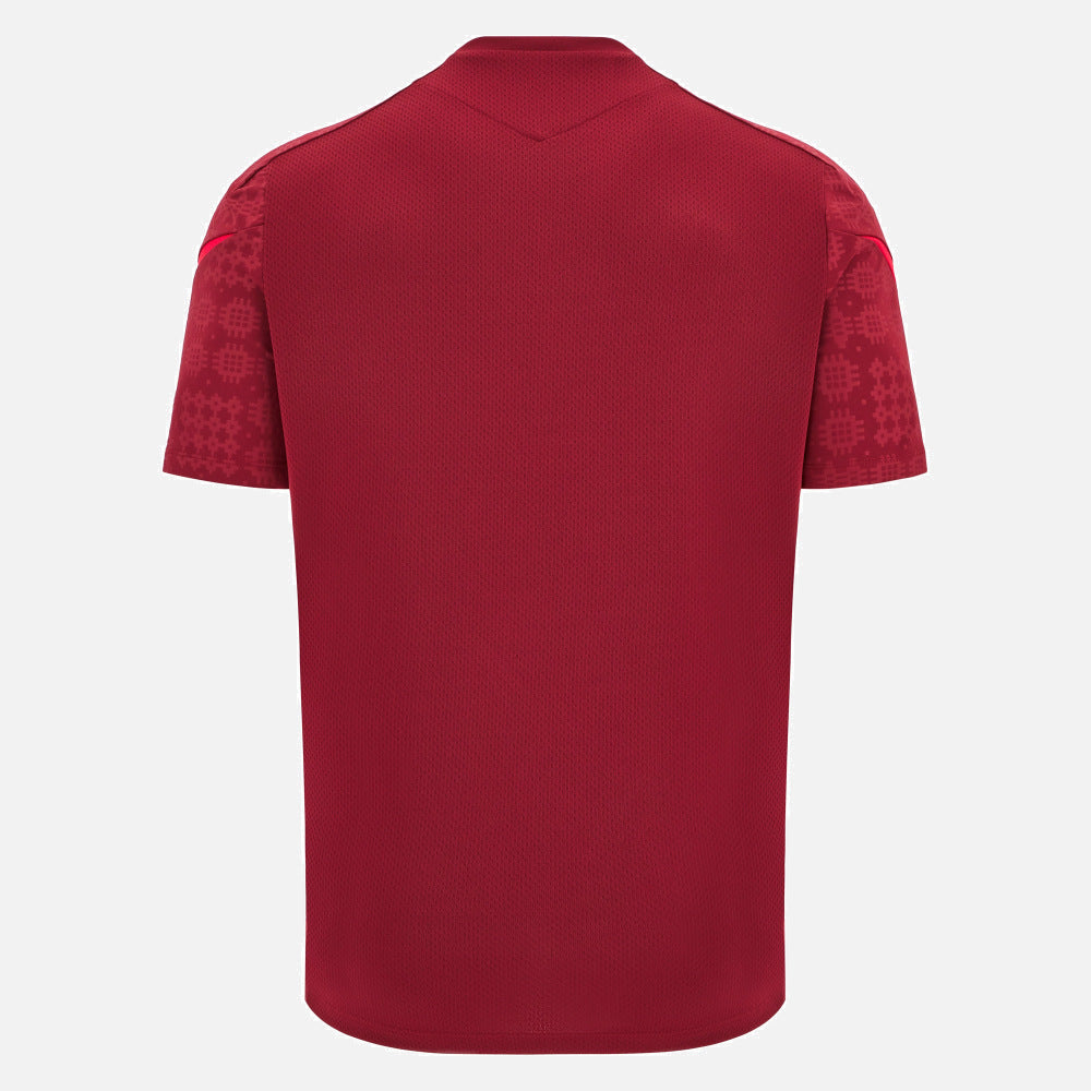 T-shirt d'entraînement Macron Rugby Pays de Galles 2025/26 pour homme