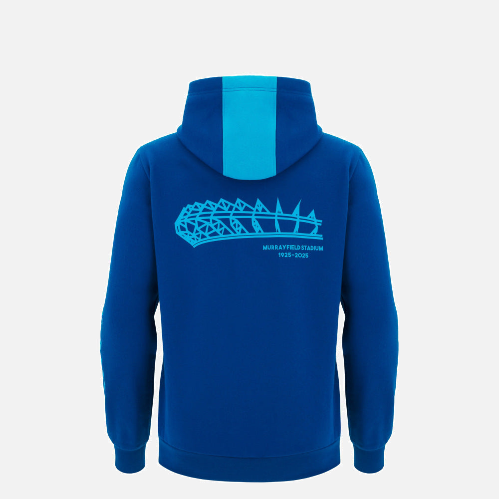 Sweat à capuche de voyage Macron Écosse Rugby 2025/26 pour enfants