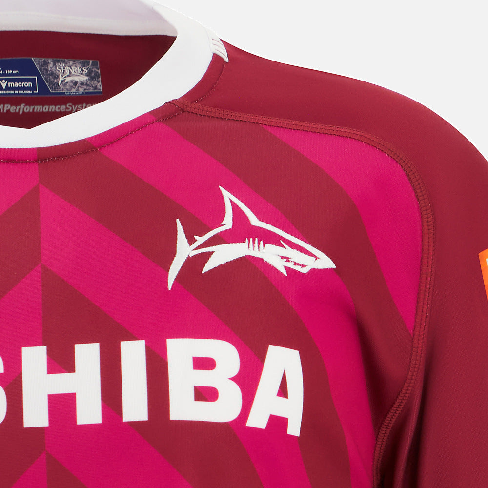 Macron Sale Sharks Maillot Replica 2025/26 Homme