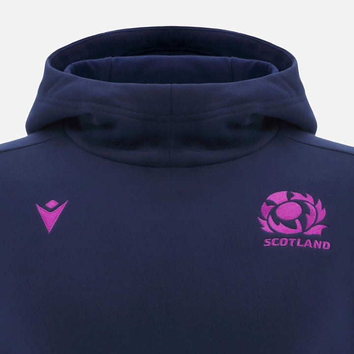 Sweat à capuche de voyage Macron Écosse Rugby 2025/26 pour enfants