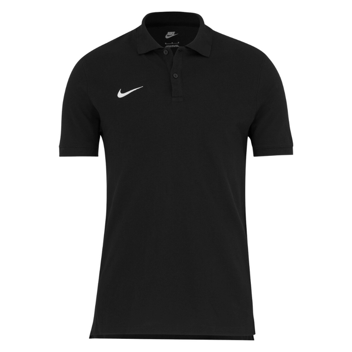 Polo Nike Team Cotton pour homme, noir