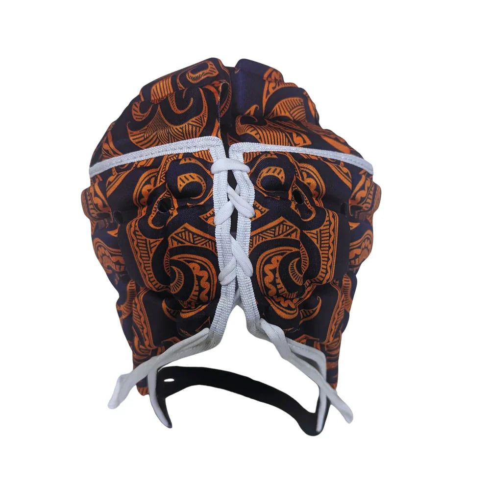 Casque Impact Rugby Kiwi bleu marine/orange