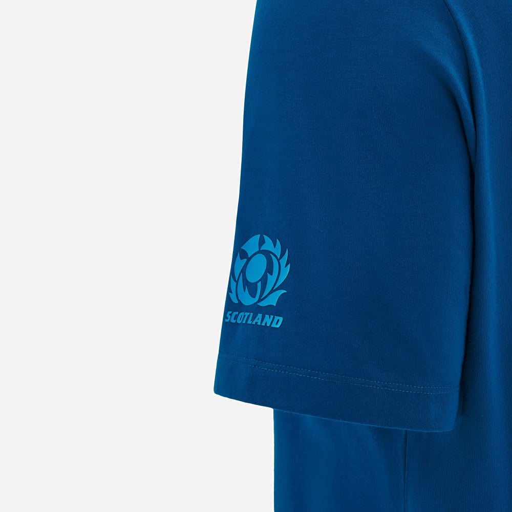T-shirt Macron Scotland Rugby 2024/25 bleu marine pour homme