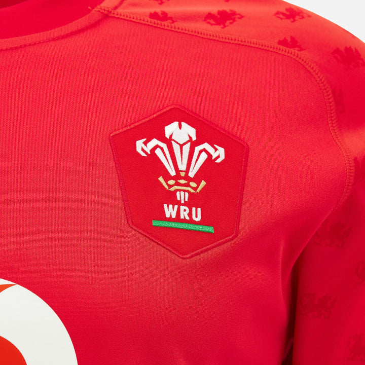 Macron Wales Rugby 2026/27 Thuisshirt Kids