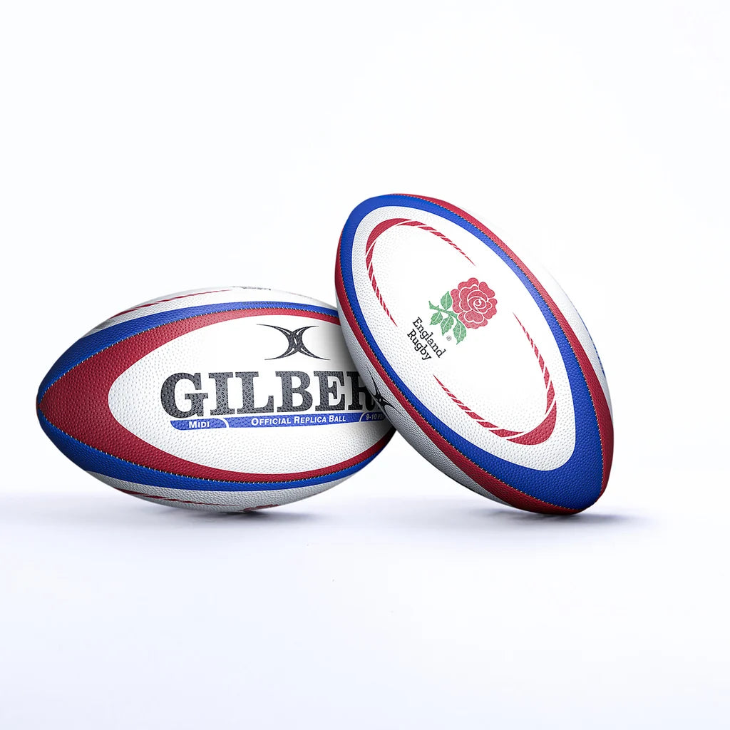 Mini-réplique de ballon de rugby Gilbert England