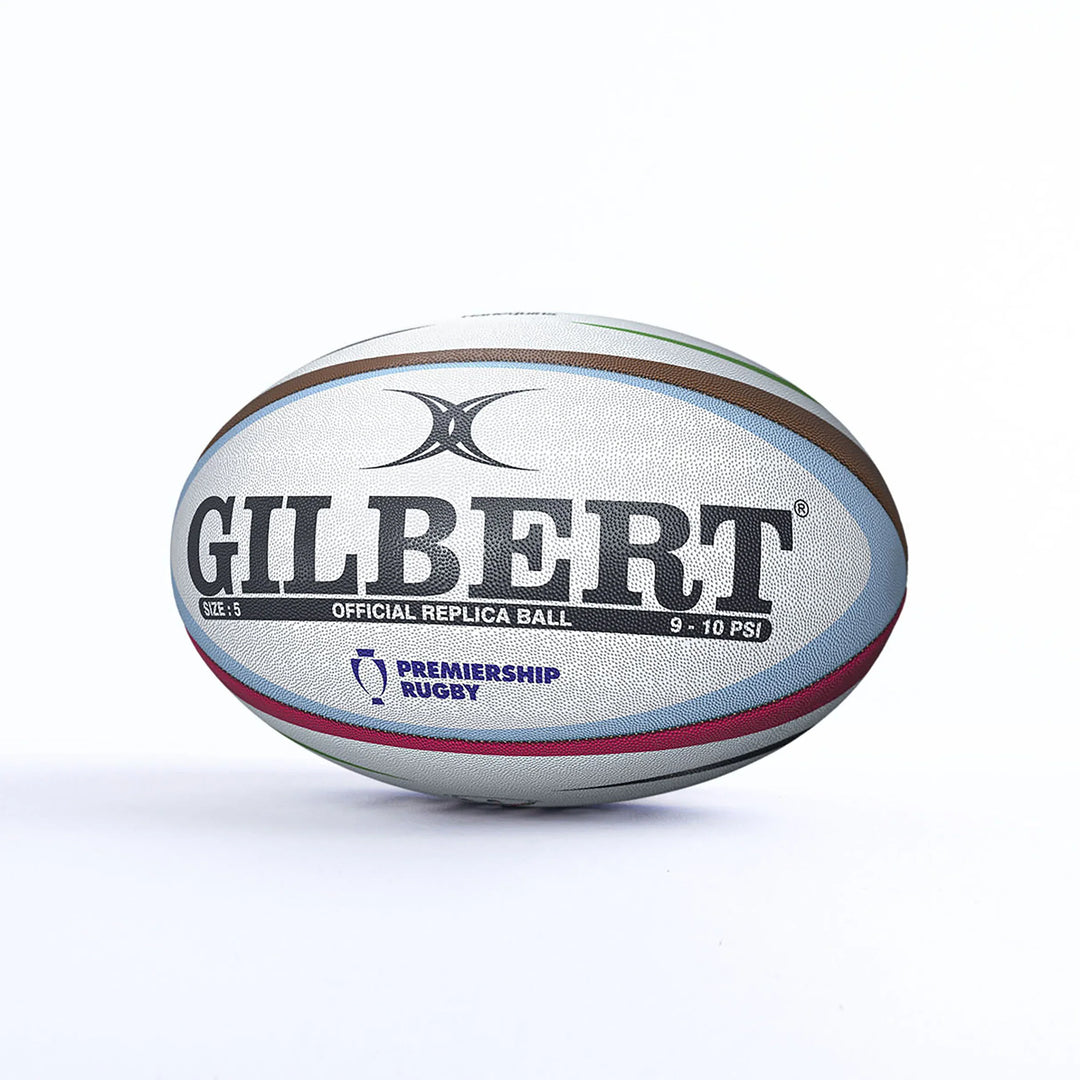 Ballon de rugby réplique Gilbert Harlequins taille 4