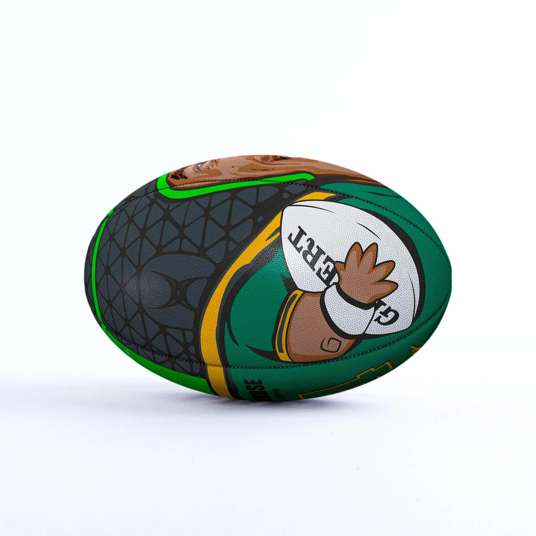 Ballon de rugby signature Gilbert Kurt-Lee Arendse, taille 5