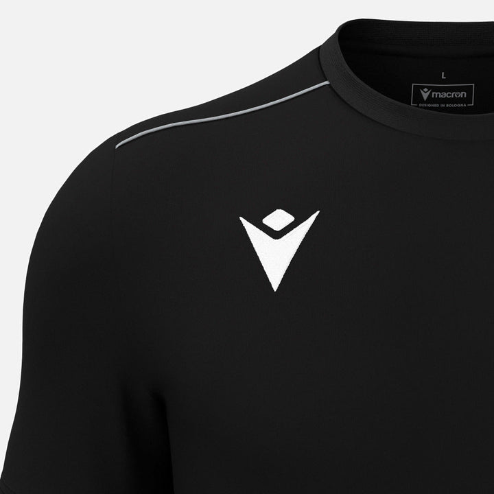 Maglia sportiva Macron Rigel Hero Junior Nera