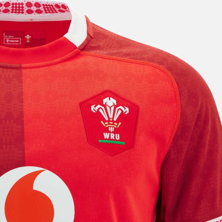 Maillot Macron Pays de Galles Rugby Domicile Réplique 2025/26 Homme