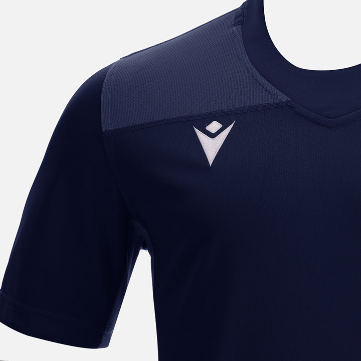 Maillot de rugby Macron Péridot Bleu marine pour enfant