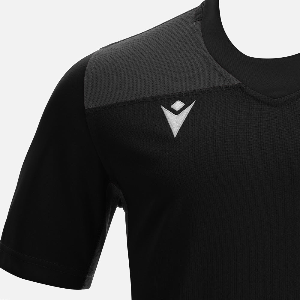 Maillot de rugby Macron Peridot Noir Adulte
