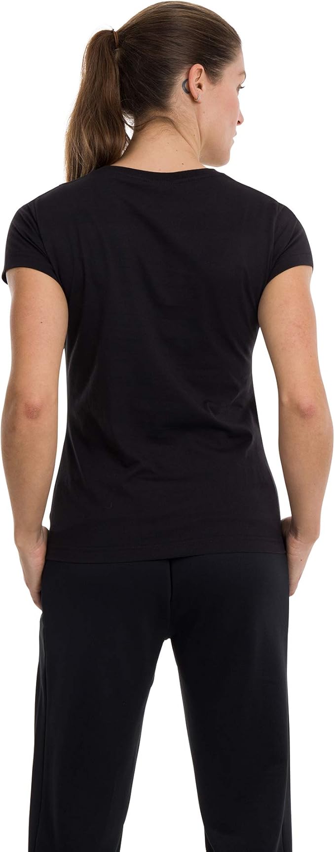 Canterbury Logo Tee Zwart Dames Zwart