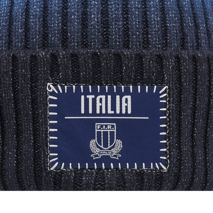 Bonnet à pompon Macron Italie Rugby