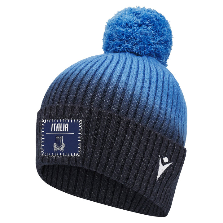 Bonnet à pompon Macron Italie Rugby
