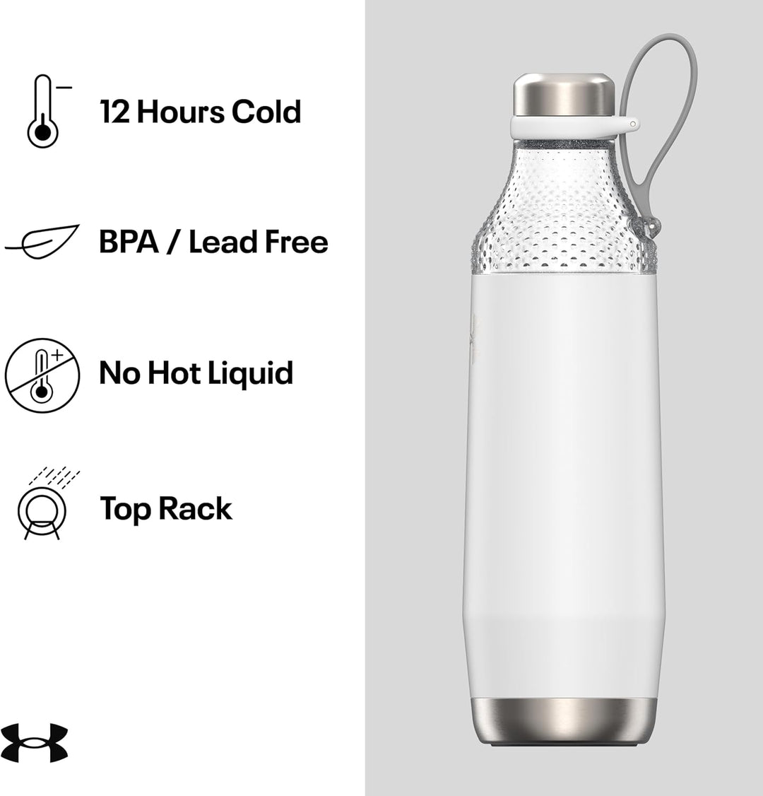 Gourde Under Armour Infinity 650 ml (22 oz) Noir satiné