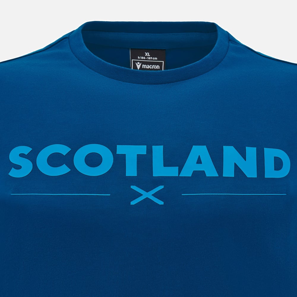 T-shirt Macron Scotland Rugby 2024/25 bleu marine pour homme