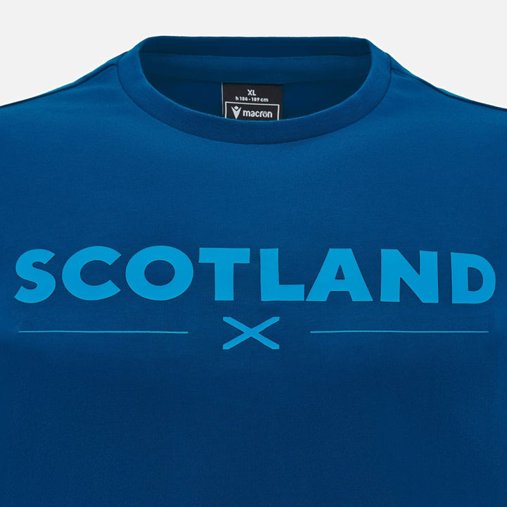 T-shirt Macron Scotland Rugby 2024/25 bleu marine pour homme