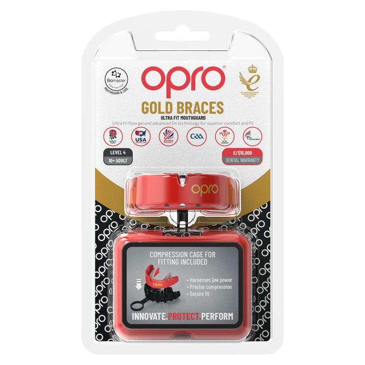 Protège-dents OPRO Gold Ultra Fit pour adultes