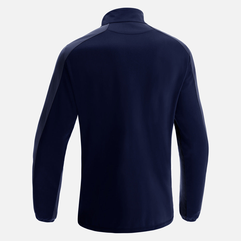 Maillot Macron Arno 1/4 Zip Senior Bleu Marine