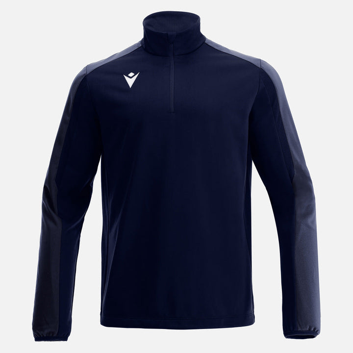 Maillot Macron Arno 1/4 Zip Senior Bleu Marine
