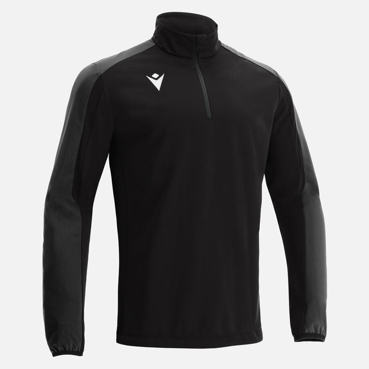 Macron Arno 1/4 Zip Jersey Senior Noir