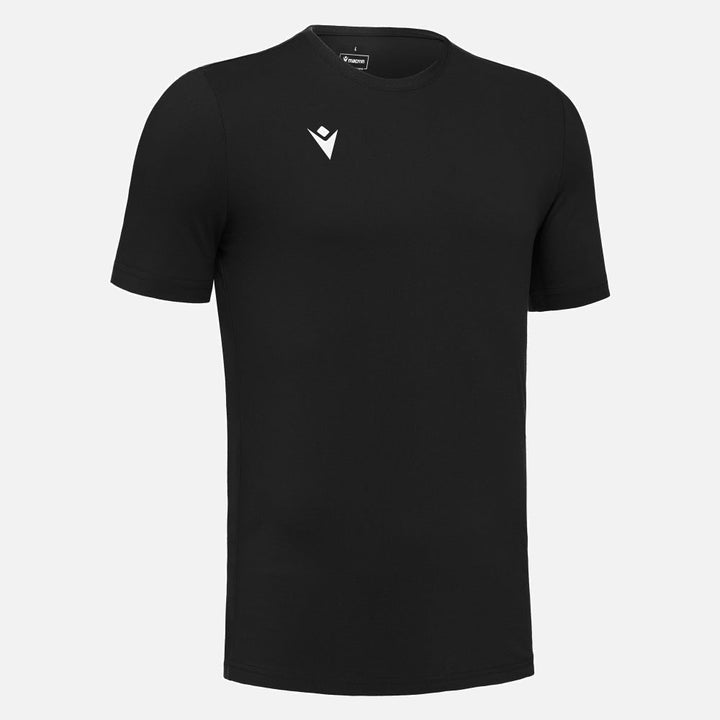 T-shirt Macron Boost Hero en coton pour enfant, noir
