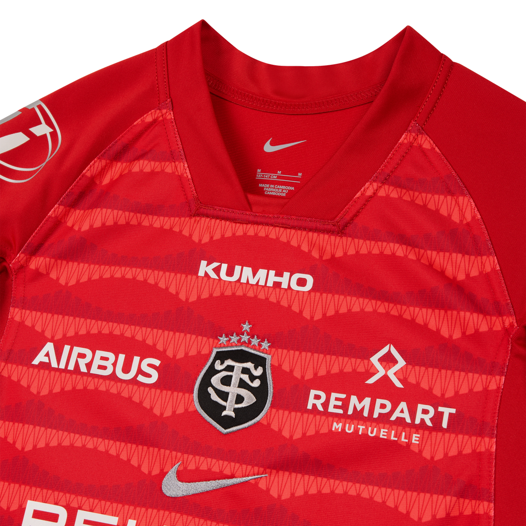 Nike Rugby Shirt Stade Toulousain Champions Cup Kids