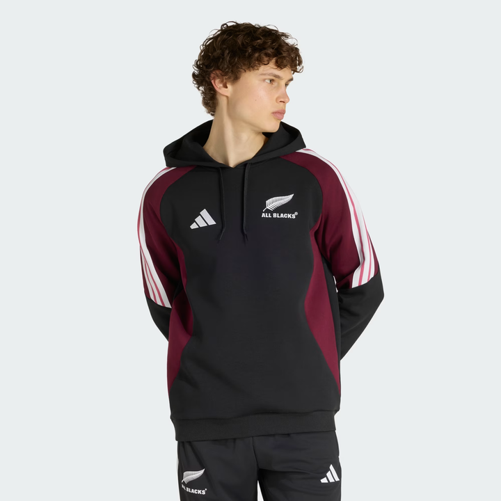 adidas All Blacks Hoodie Zwart Maroon Heren