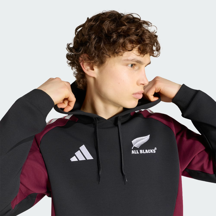 adidas All Blacks Hoodie Zwart Maroon Heren