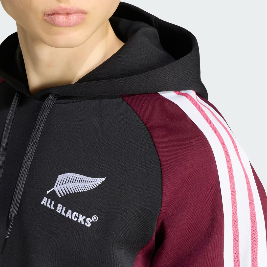 adidas All Blacks Hoodie Zwart Maroon Heren