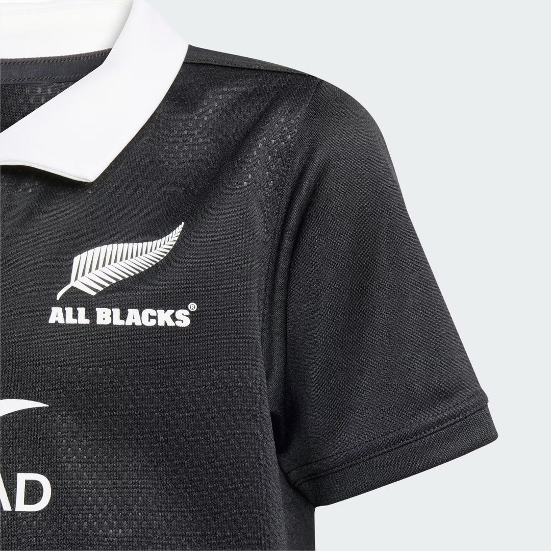 Maillot de rugby domicile adidas All Blacks pour enfant 2025