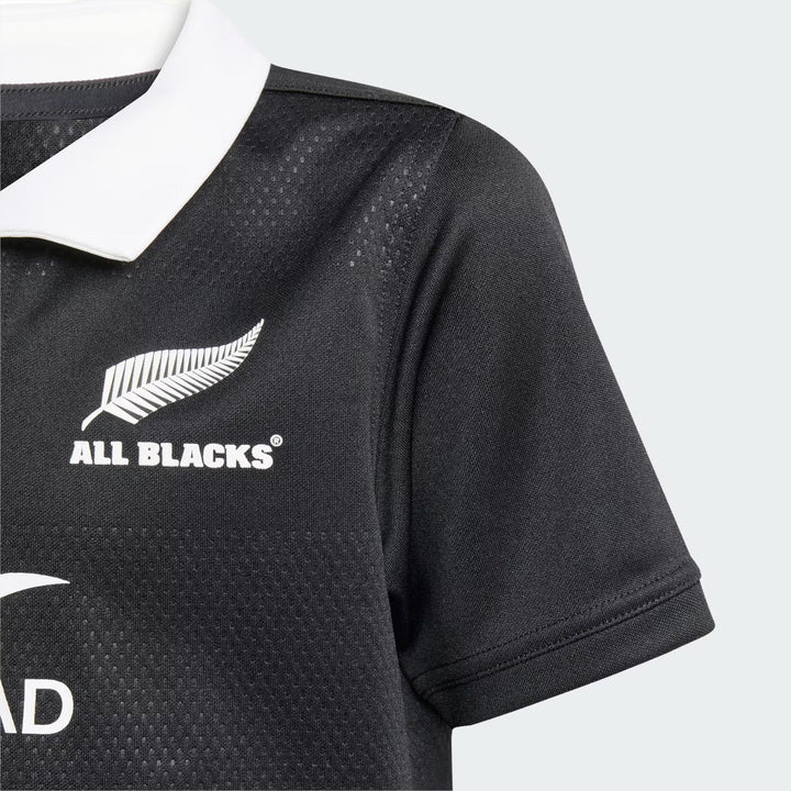 Maillot de rugby domicile adidas All Blacks pour enfant 2025