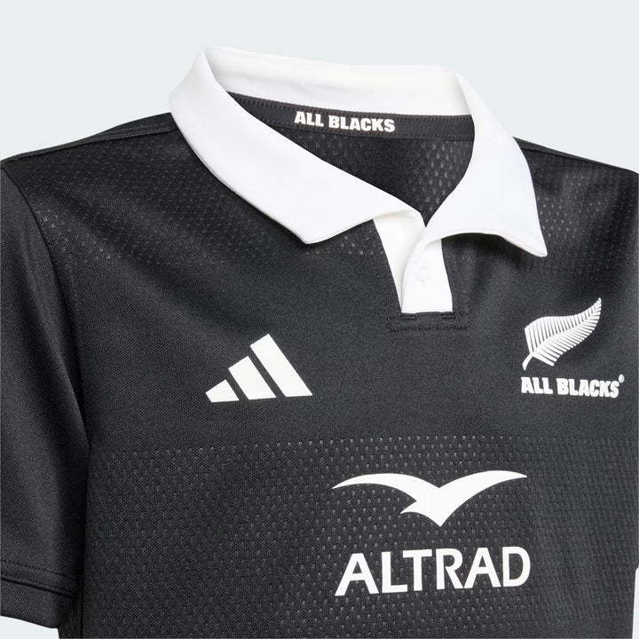 Maillot de rugby domicile adidas All Blacks pour enfant 2025