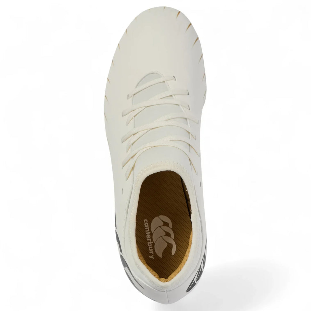 Chaussures de rugby Canterbury Speed ​​Falcon Team SG blanches