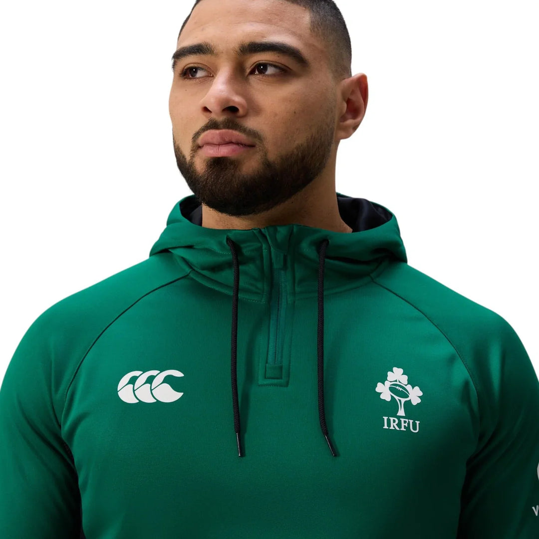 Canterbury Ireland IRFU Rugby Half-Zip Training Hoodie Men