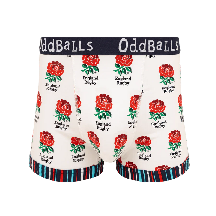 Boxer Homme OddBalls England Rugby Union Home Katoen